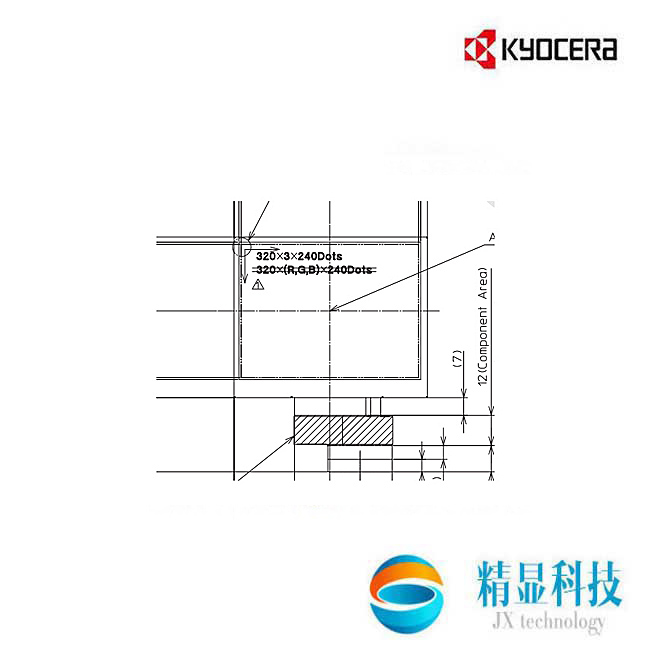京瓷3.5寸小尺寸LCD工業(yè)屏TG035QVLQAANN-GN00